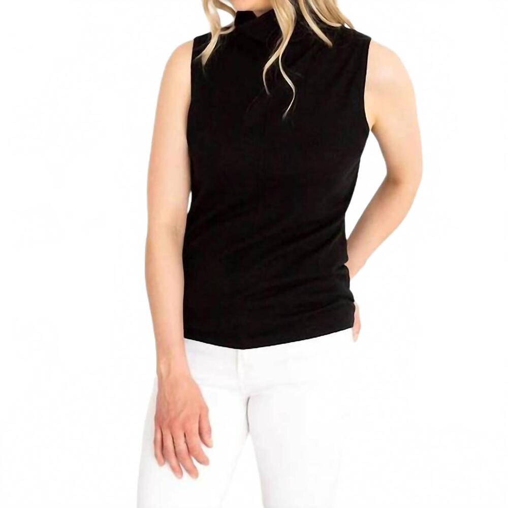 NEW KINROSS seamed funnel tank in black